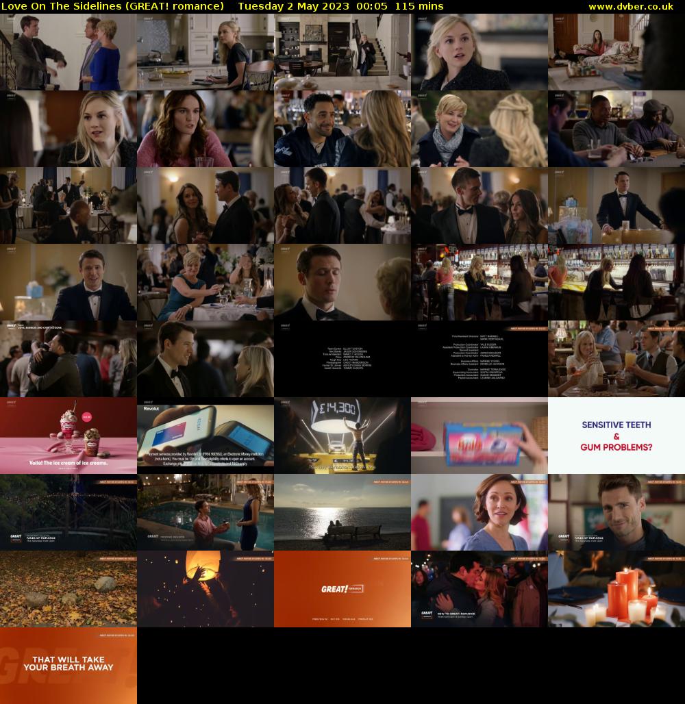Love On The Sidelines (GREAT! romance) Tuesday 2 May 2023 00:05 - 02:00