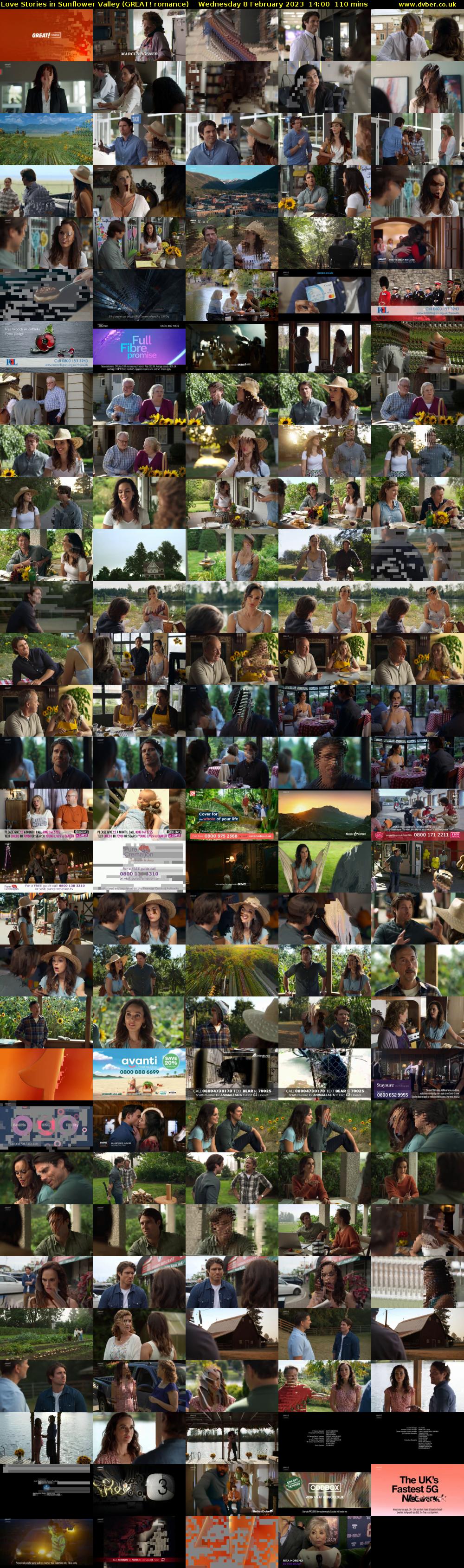 Love Stories in Sunflower Valley (GREAT! romance) Wednesday 8 February 2023 14:00 - 15:50