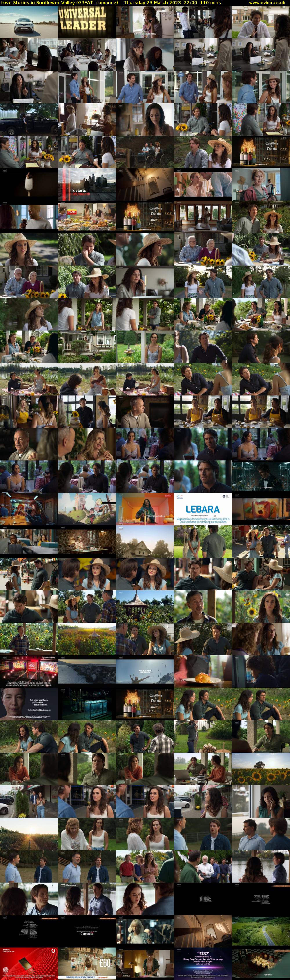 Love Stories in Sunflower Valley (GREAT! romance) Thursday 23 March 2023 22:00 - 23:50
