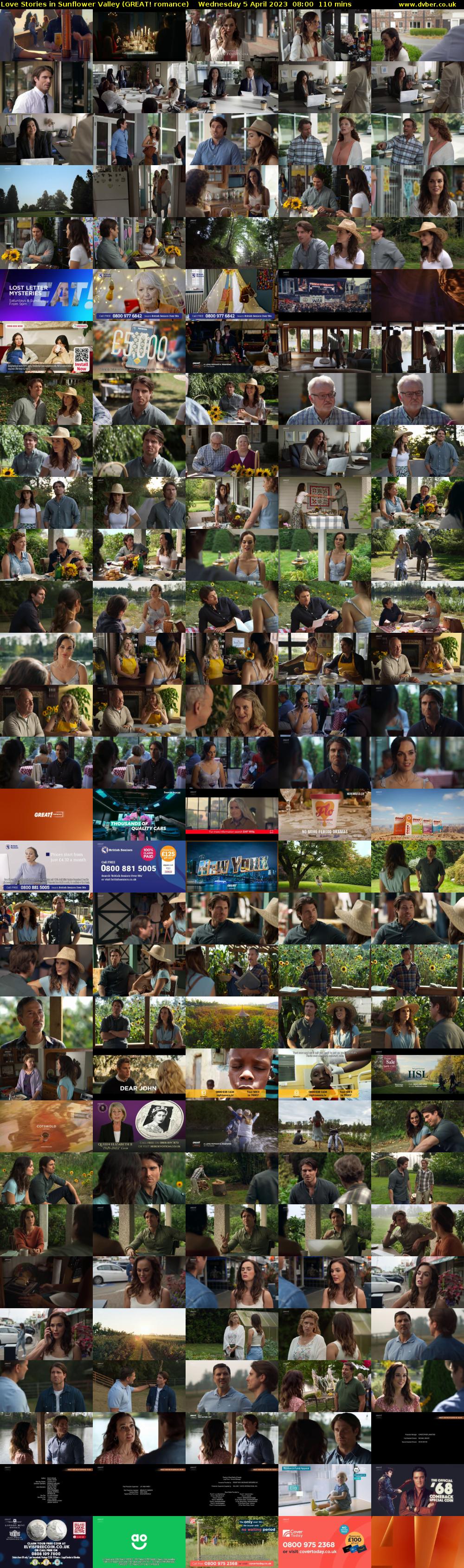 Love Stories in Sunflower Valley (GREAT! romance) Wednesday 5 April 2023 08:00 - 09:50