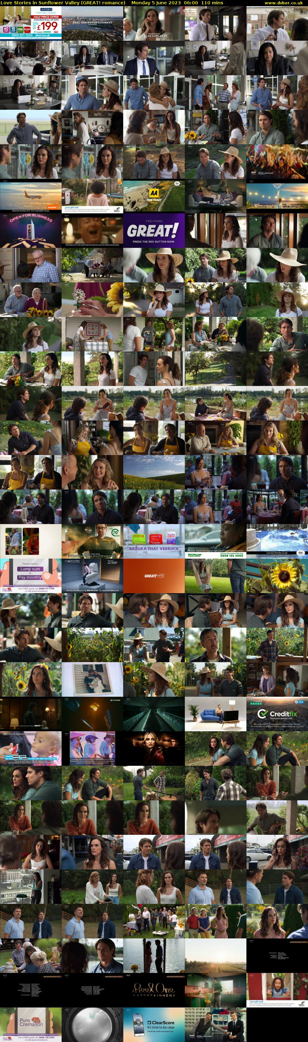 Love Stories in Sunflower Valley (GREAT! romance) Monday 5 June 2023 06:00 - 07:50