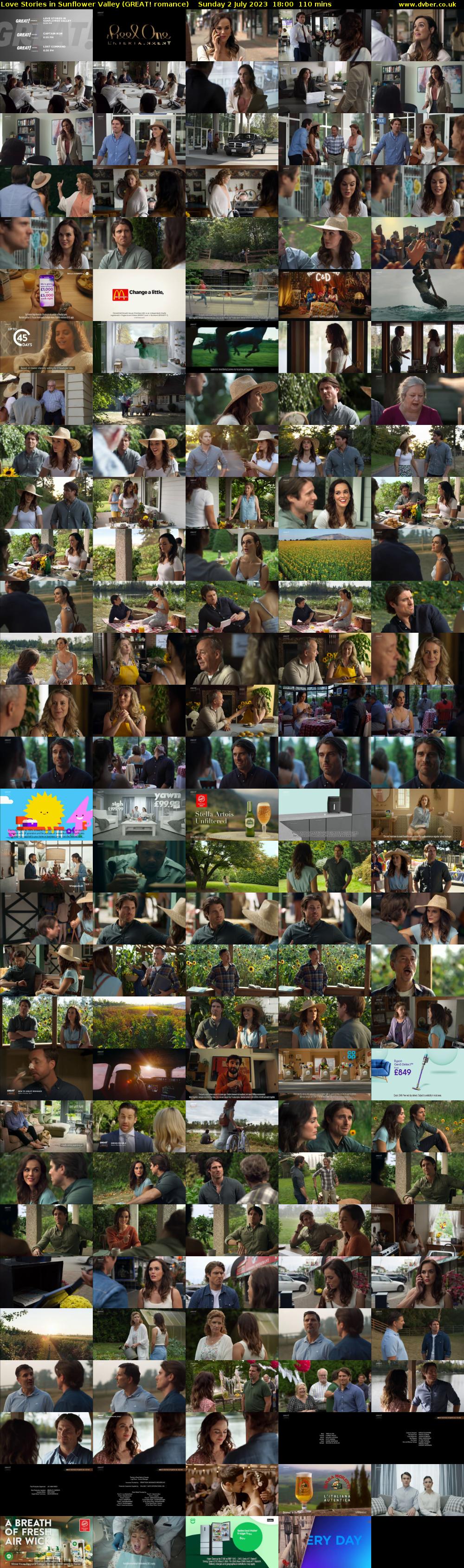 Love Stories in Sunflower Valley (GREAT! romance) Sunday 2 July 2023 18:00 - 19:50
