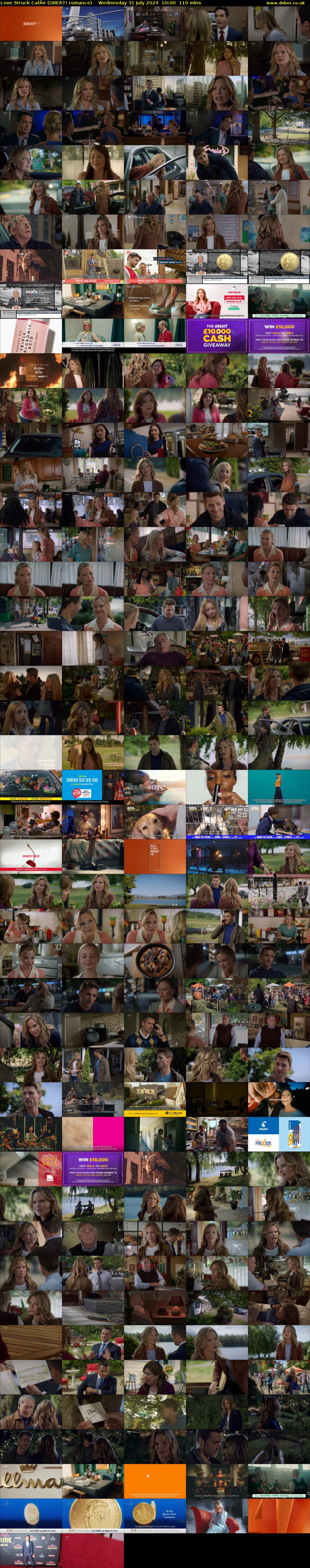 Love Struck CafÂe (GREAT! romance) Wednesday 31 July 2024 10:00 - 11:50