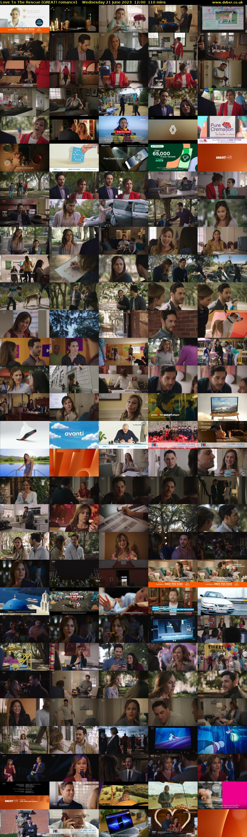 Love To The Rescue (GREAT! romance) Wednesday 21 June 2023 12:00 - 13:50