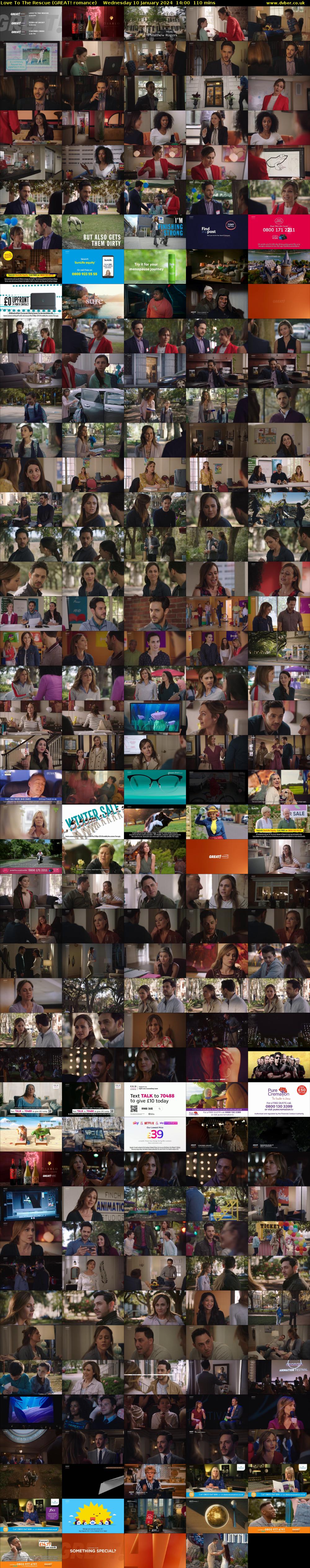 Love To The Rescue (GREAT! romance) Wednesday 10 January 2024 14:00 - 15:50