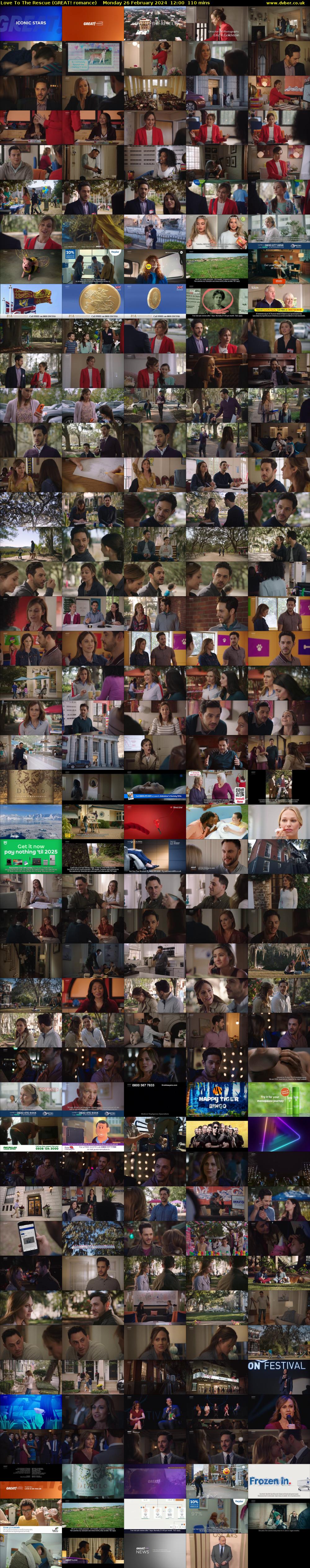 Love To The Rescue (GREAT! romance) Monday 26 February 2024 12:00 - 13:50