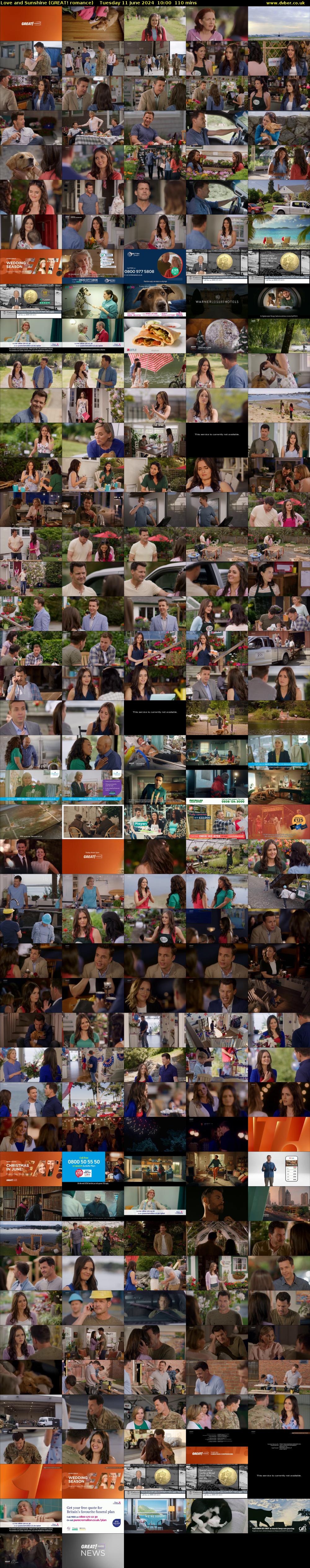 Love and Sunshine (GREAT! romance) Tuesday 11 June 2024 10:00 - 11:50