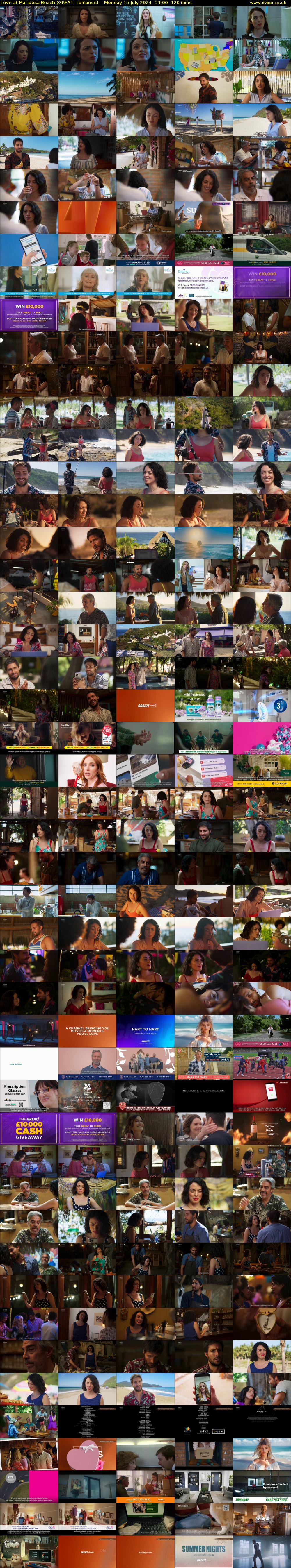 Love at Mariposa Beach (GREAT! romance) Monday 15 July 2024 14:00 - 16:00