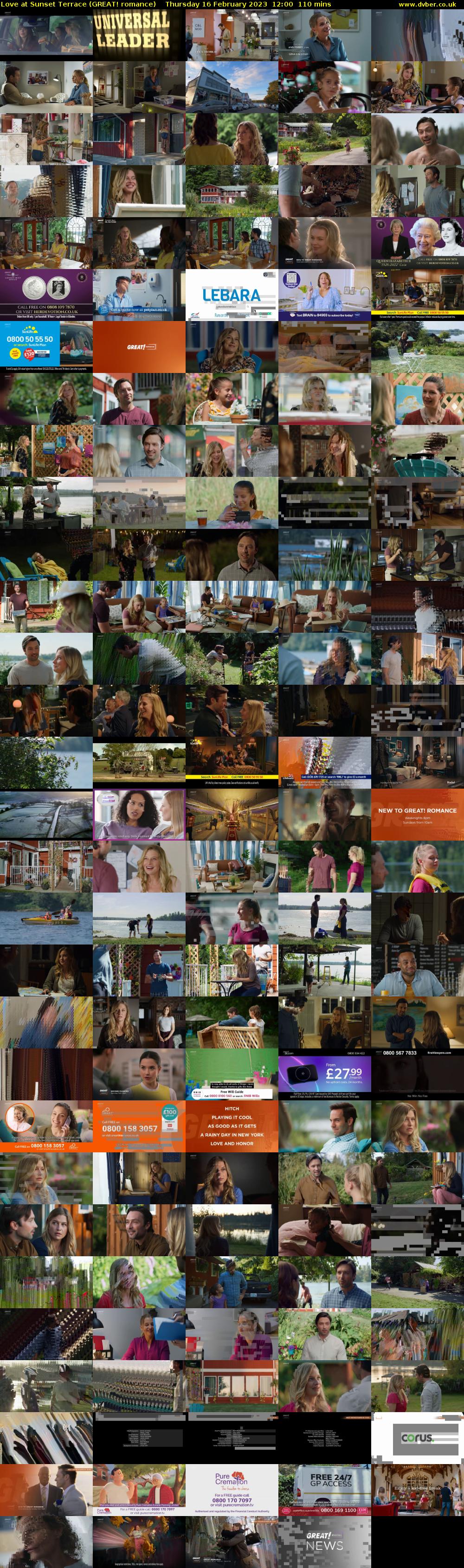 Love at Sunset Terrace (GREAT! romance) Thursday 16 February 2023 12:00 - 13:50