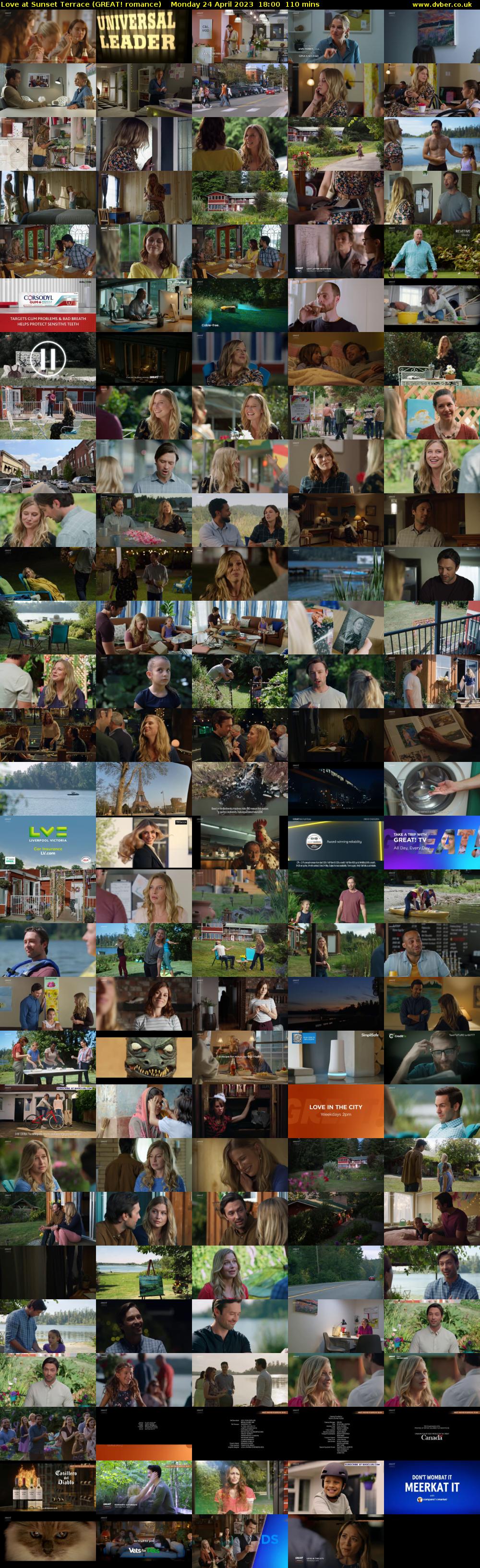 Love at Sunset Terrace (GREAT! romance) Monday 24 April 2023 18:00 - 19:50
