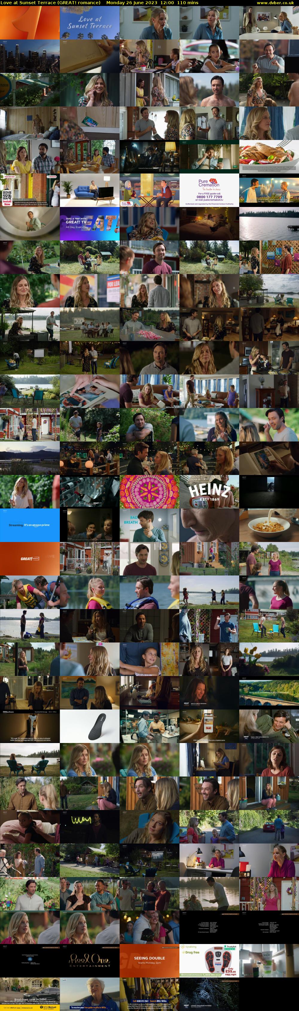 Love at Sunset Terrace (GREAT! romance) Monday 26 June 2023 12:00 - 13:50
