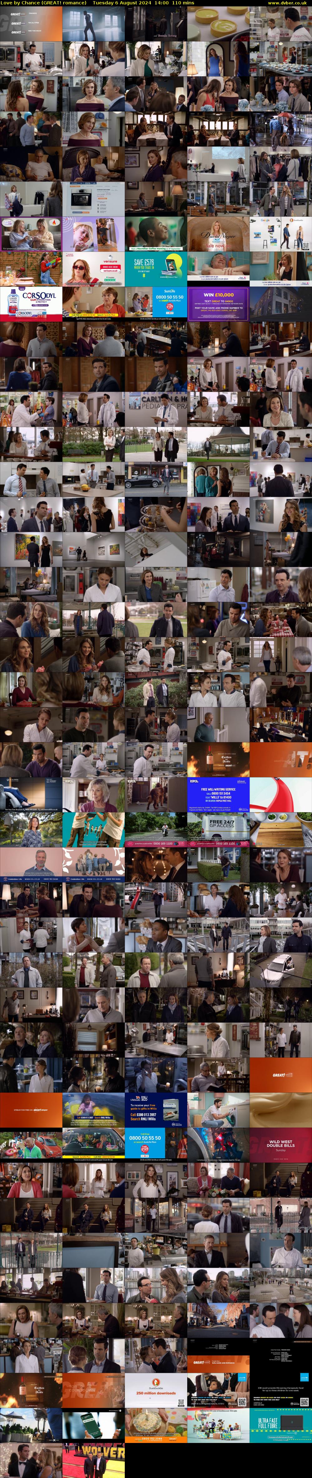 Love by Chance (GREAT! romance) Tuesday 6 August 2024 14:00 - 15:50