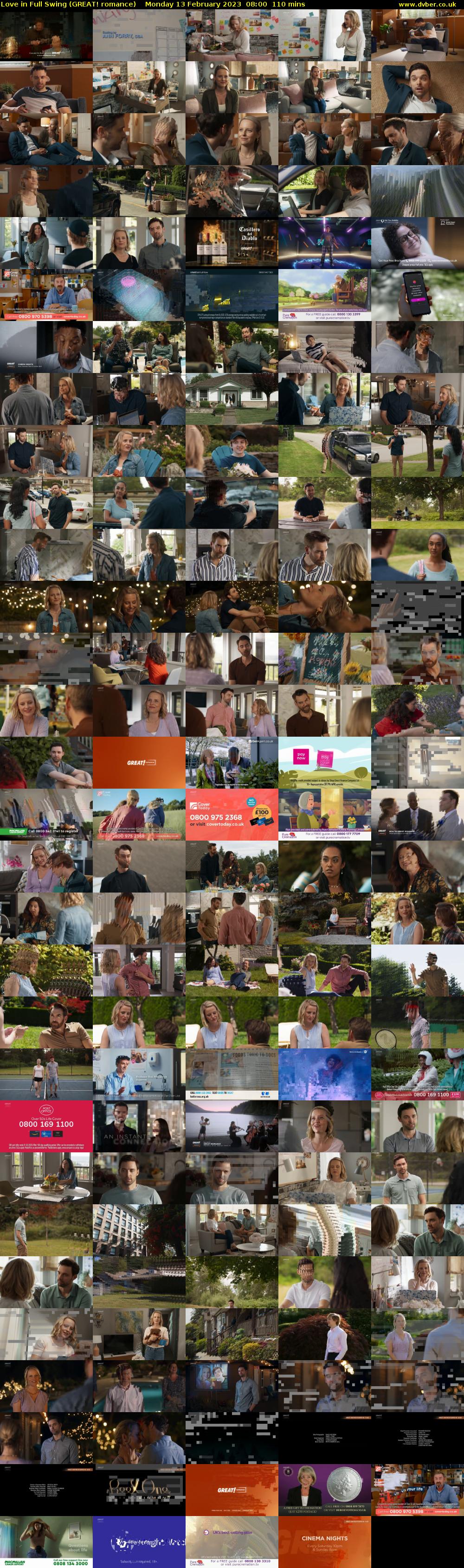Love in Full Swing (GREAT! romance) Monday 13 February 2023 08:00 - 09:50