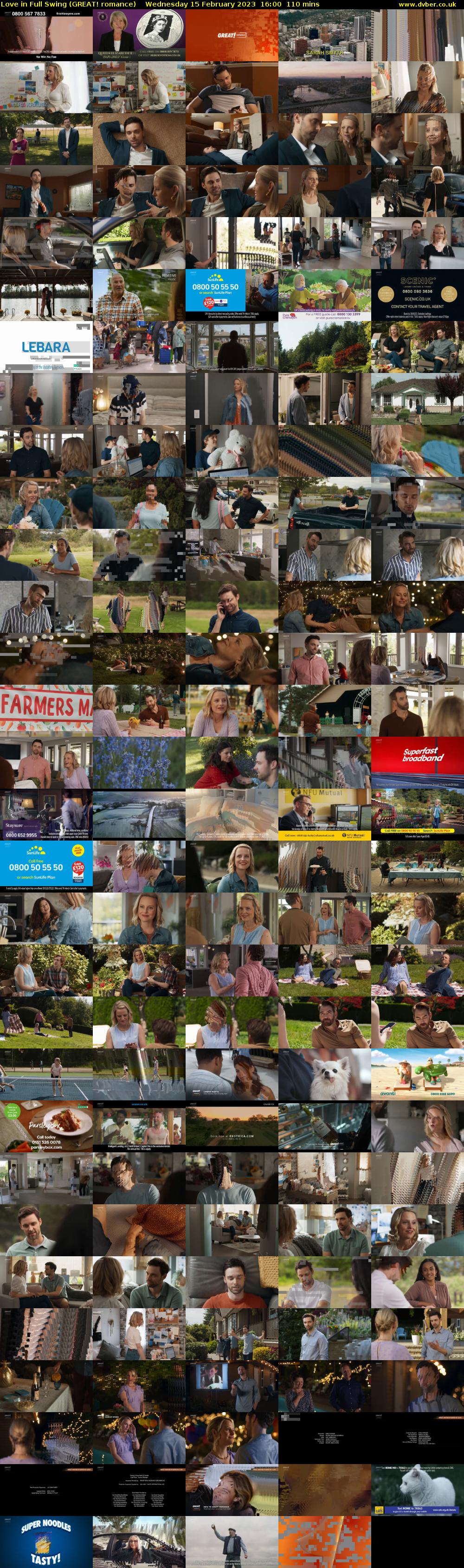 Love in Full Swing (GREAT! romance) Wednesday 15 February 2023 16:00 - 17:50