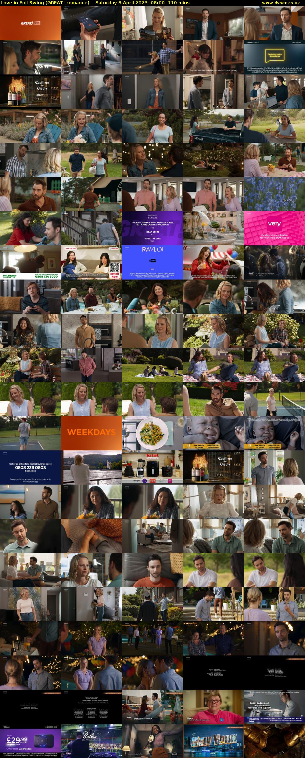 Love in Full Swing (GREAT! romance) Saturday 8 April 2023 08:00 - 09:50