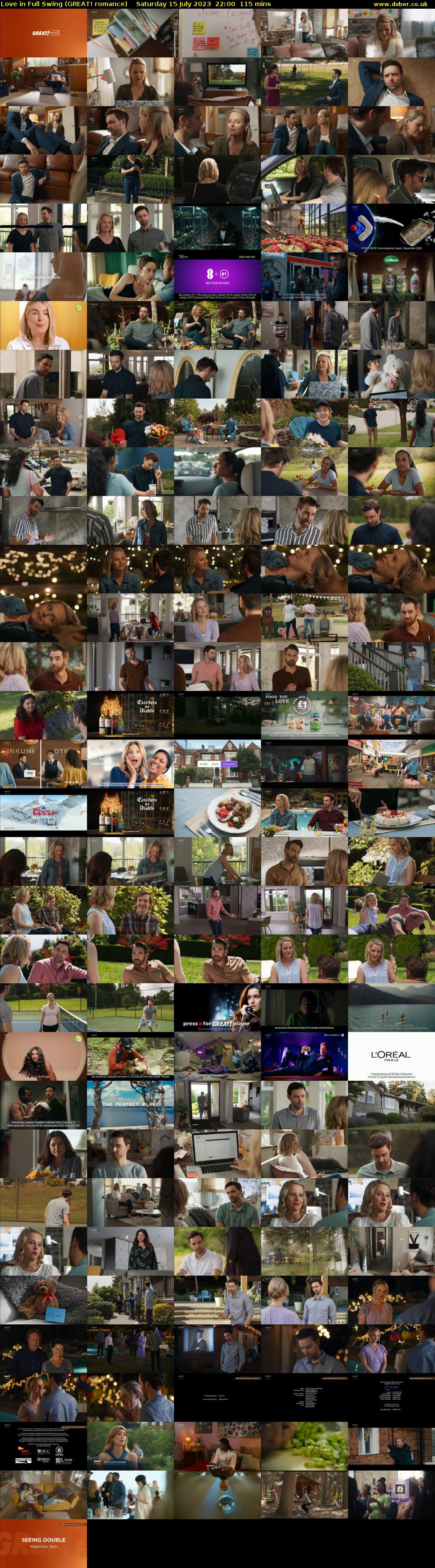 Love in Full Swing (GREAT! romance) Saturday 15 July 2023 22:00 - 23:55