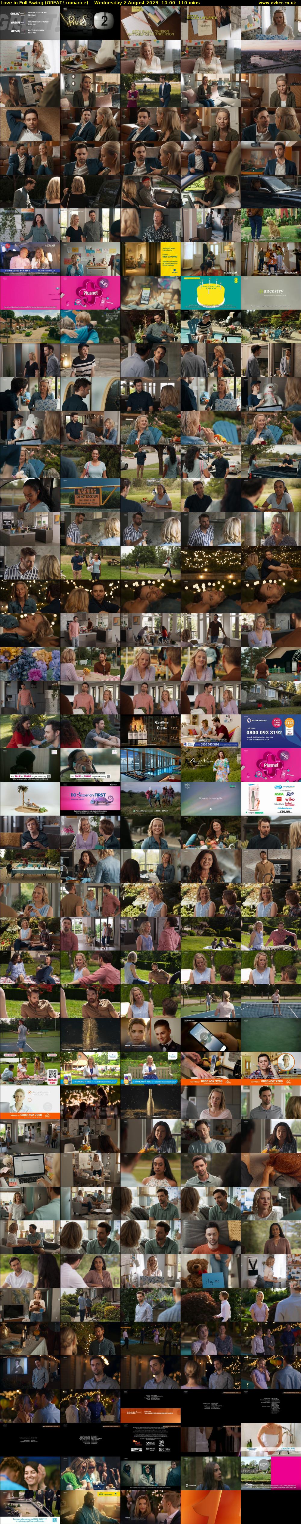 Love in Full Swing (GREAT! romance) Wednesday 2 August 2023 10:00 - 11:50