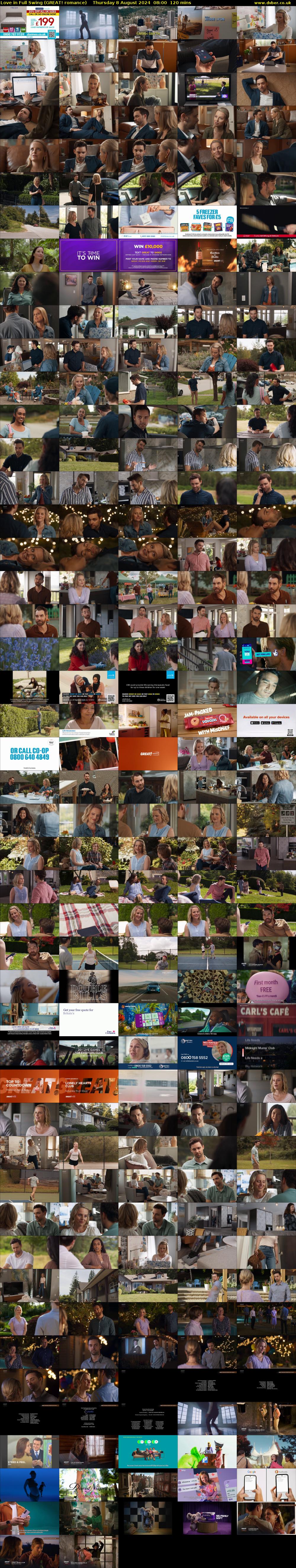 Love in Full Swing (GREAT! romance) Thursday 8 August 2024 08:00 - 10:00
