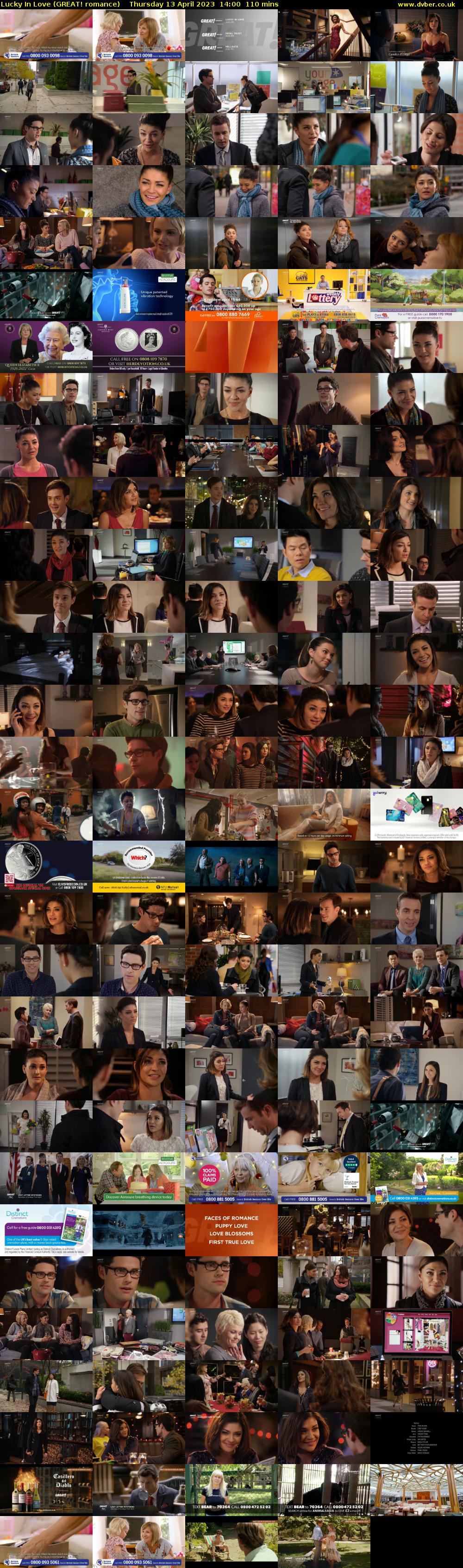 Lucky In Love (GREAT! romance) Thursday 13 April 2023 14:00 - 15:50