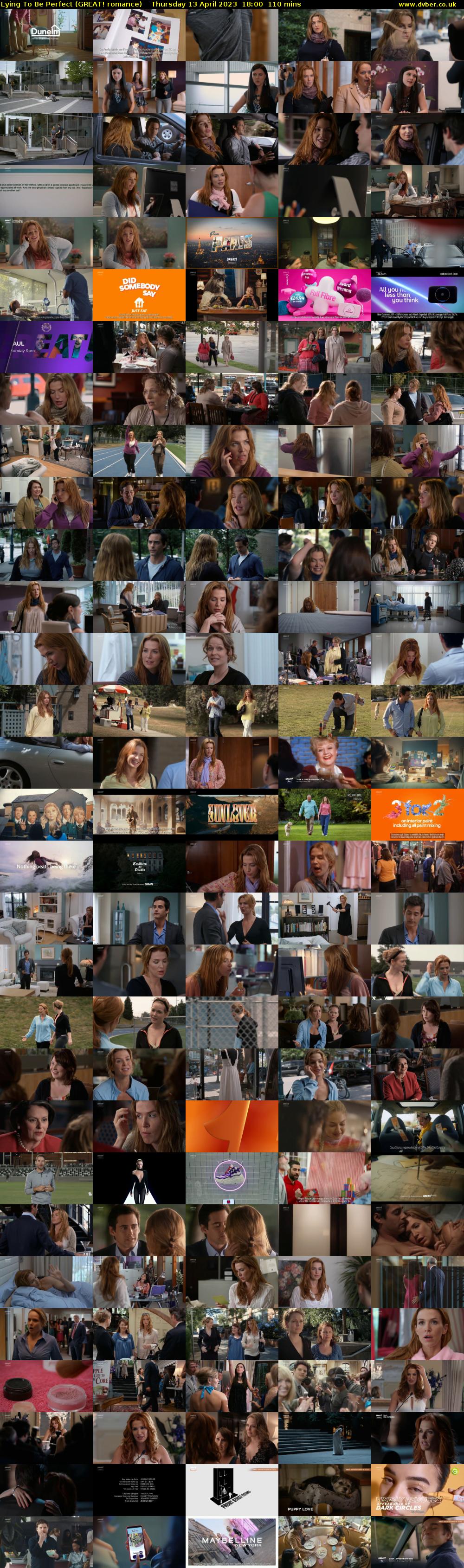 Lying To Be Perfect (GREAT! romance) Thursday 13 April 2023 18:00 - 19:50