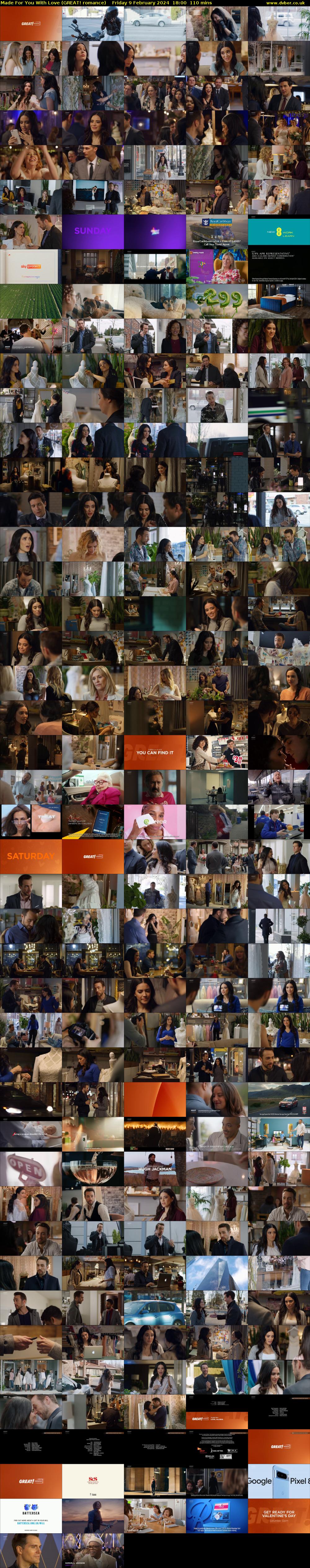 Made For You With Love (GREAT! romance) Friday 9 February 2024 18:00 - 19:50