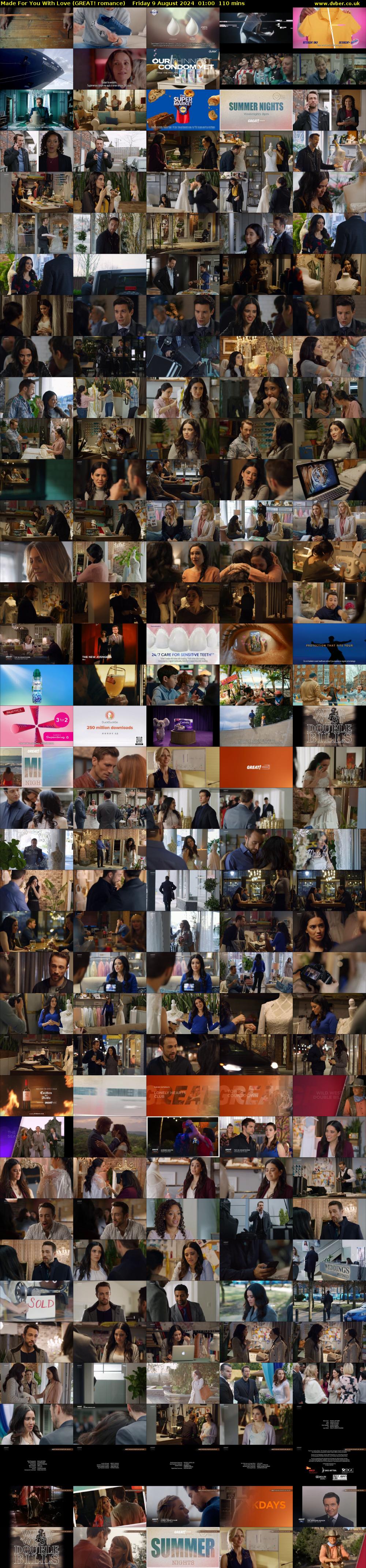 Made For You With Love (GREAT! romance) Friday 9 August 2024 01:00 - 02:50