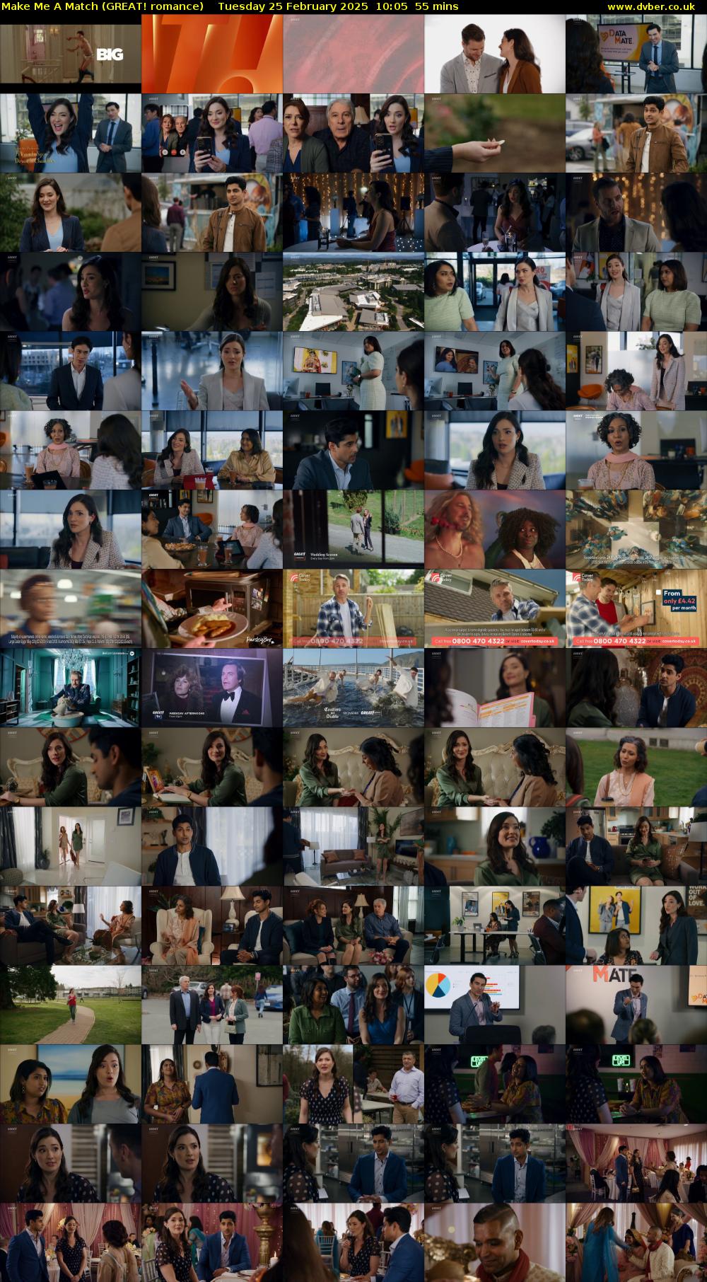 Make Me A Match (GREAT! romance) Tuesday 25 February 2025 10:05 - 11:00