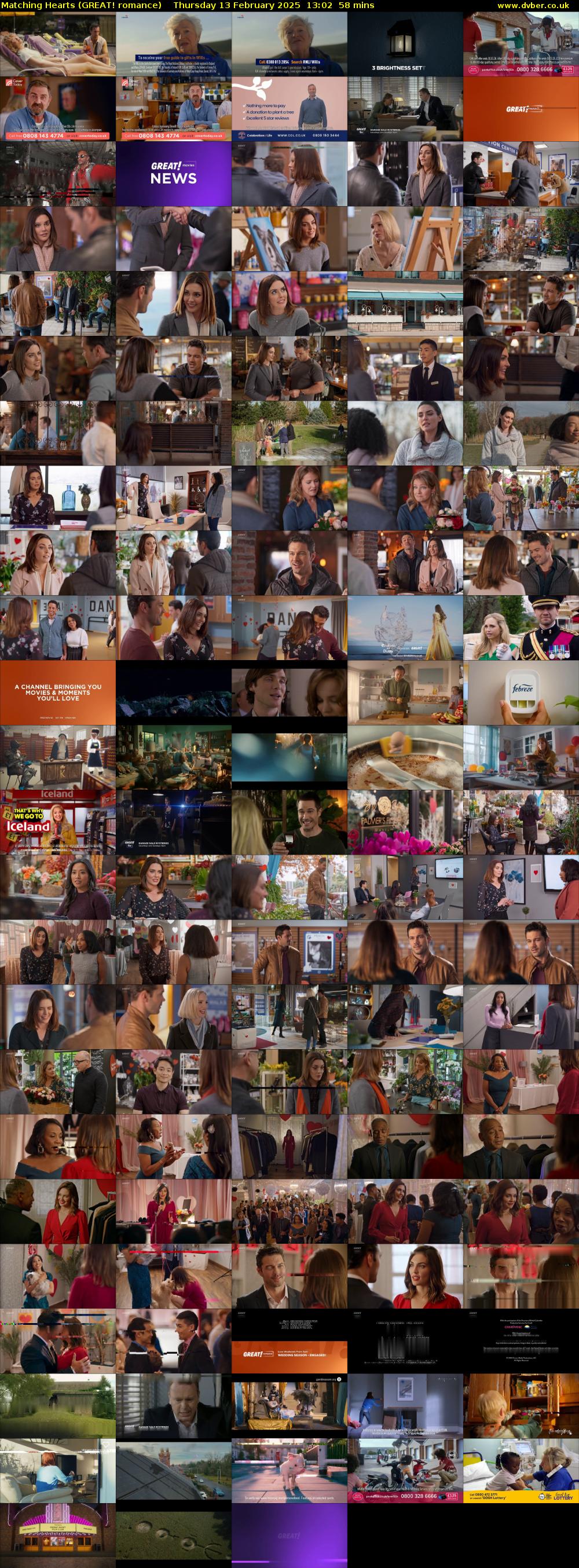 Matching Hearts (GREAT! romance) Thursday 13 February 2025 13:02 - 14:00