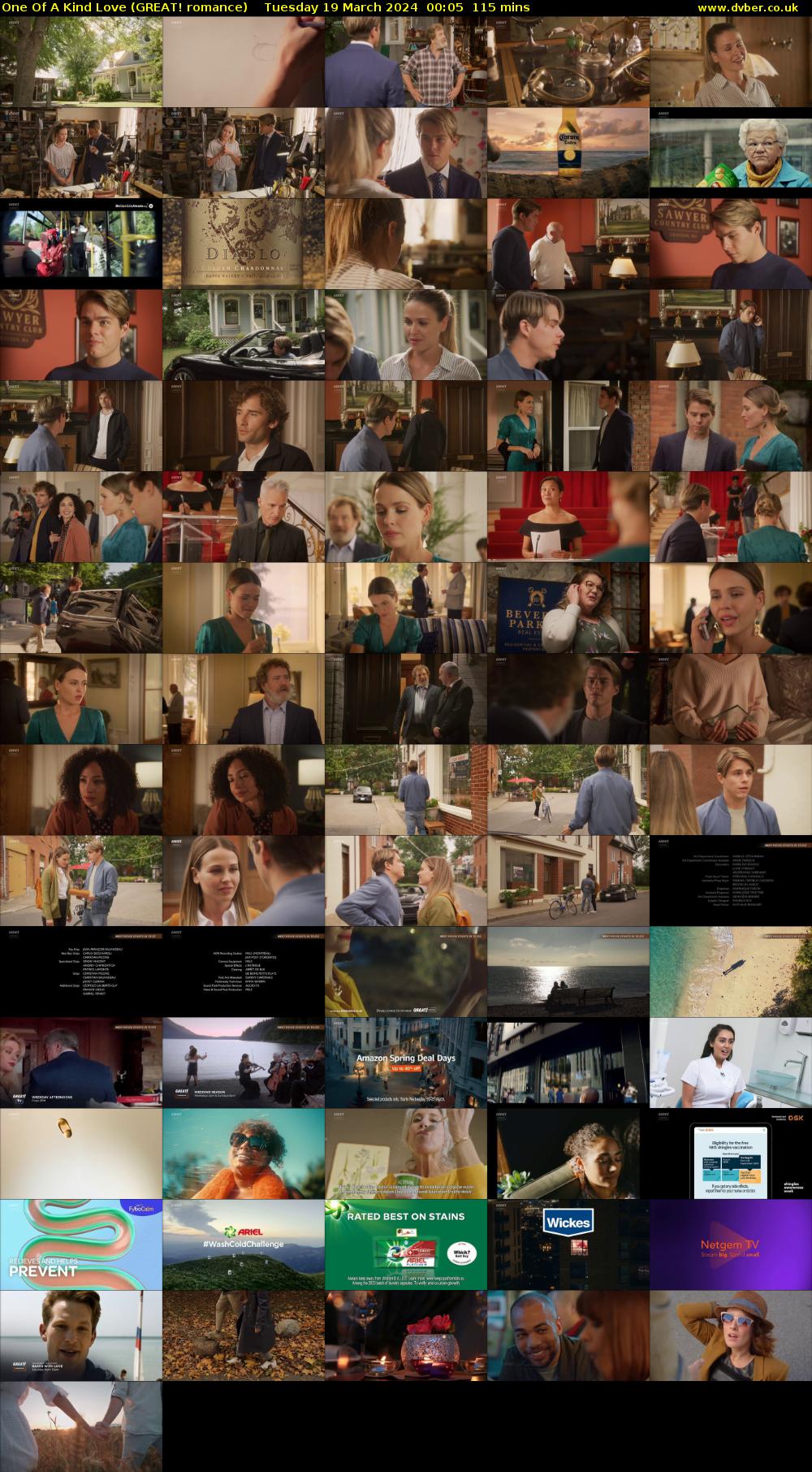 One Of A Kind Love (GREAT! romance) Tuesday 19 March 2024 00:05 - 02:00