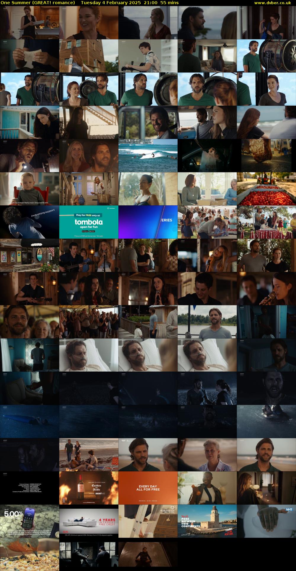 One Summer (GREAT! romance) Tuesday 4 February 2025 21:00 - 21:55