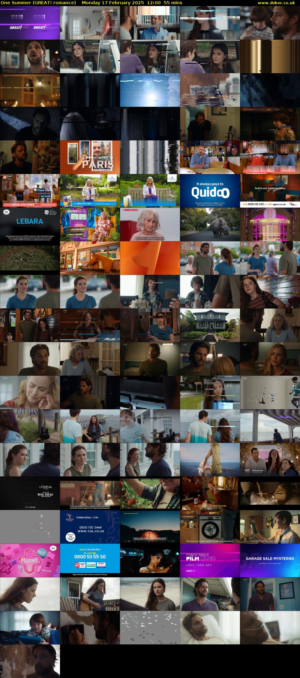 One Summer (GREAT! romance) Monday 17 February 2025 12:00 - 12:55