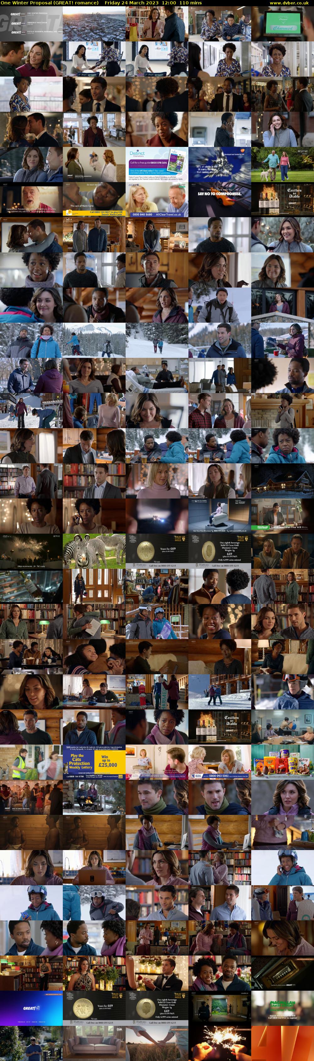 One Winter Proposal (GREAT! romance) Friday 24 March 2023 12:00 - 13:50