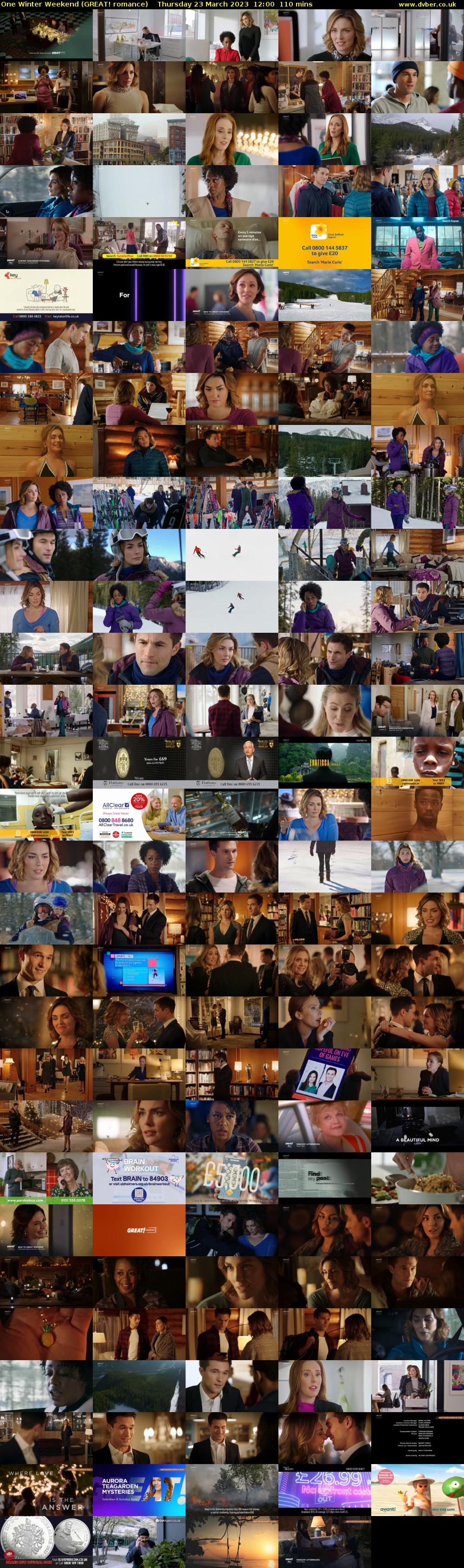 One Winter Weekend (GREAT! romance) Thursday 23 March 2023 12:00 - 13:50