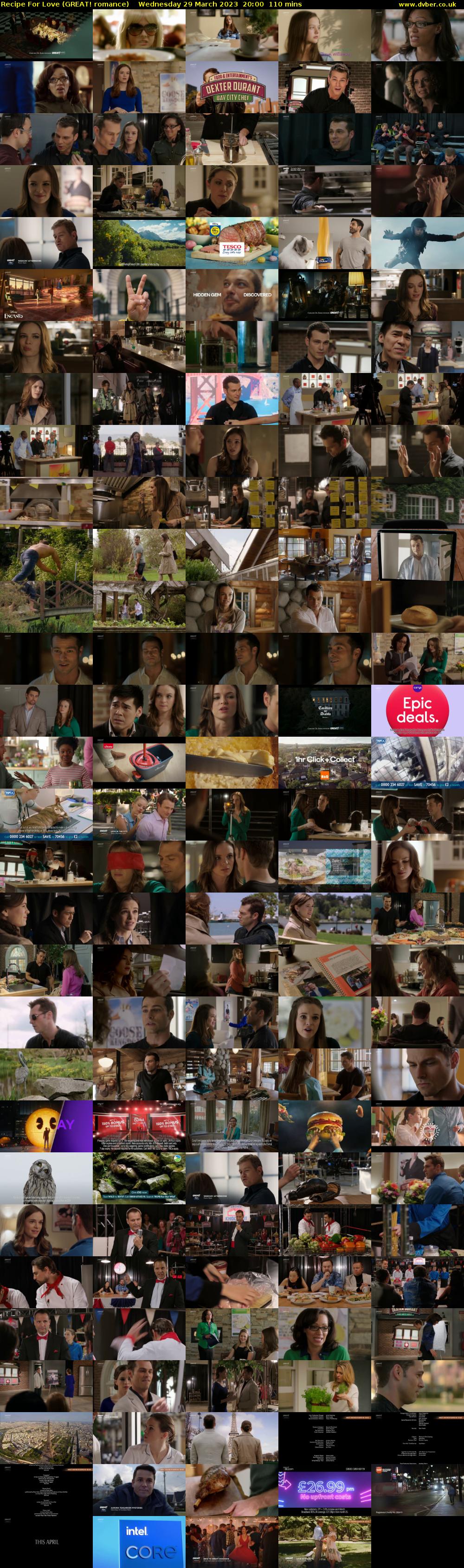 Recipe For Love (GREAT! romance) Wednesday 29 March 2023 20:00 - 21:50