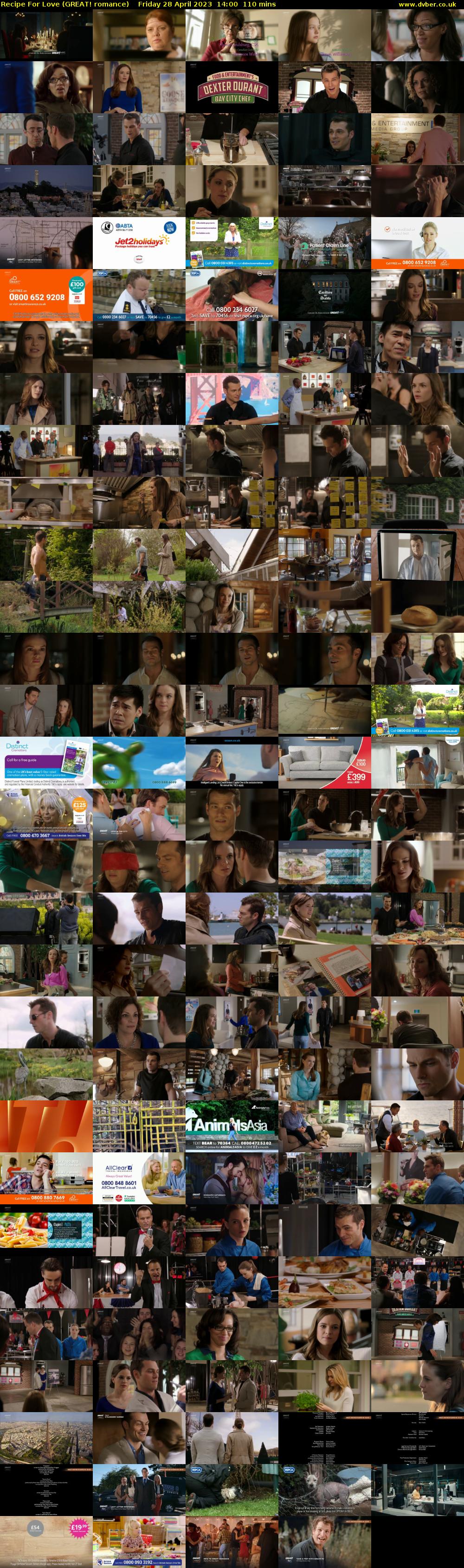 Recipe For Love (GREAT! romance) Friday 28 April 2023 14:00 - 15:50