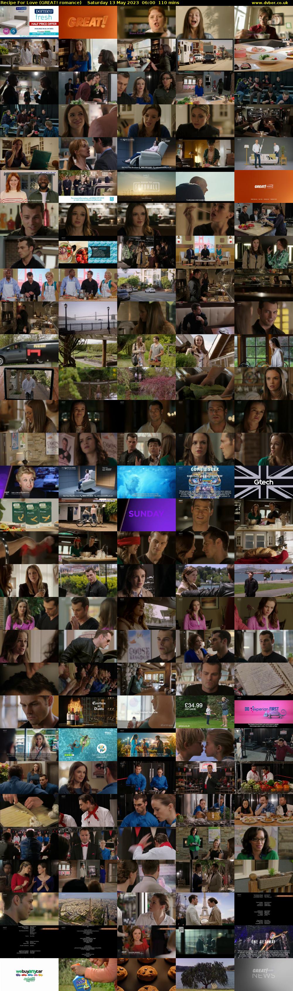 Recipe For Love (GREAT! romance) Saturday 13 May 2023 06:00 - 07:50