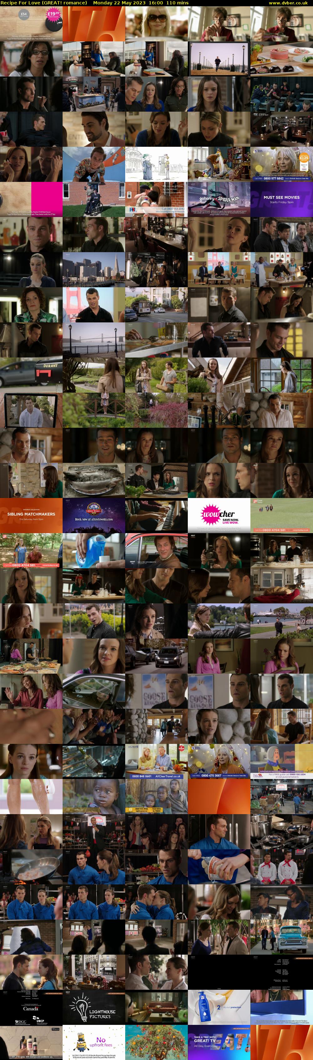 Recipe For Love (GREAT! romance) Monday 22 May 2023 16:00 - 17:50