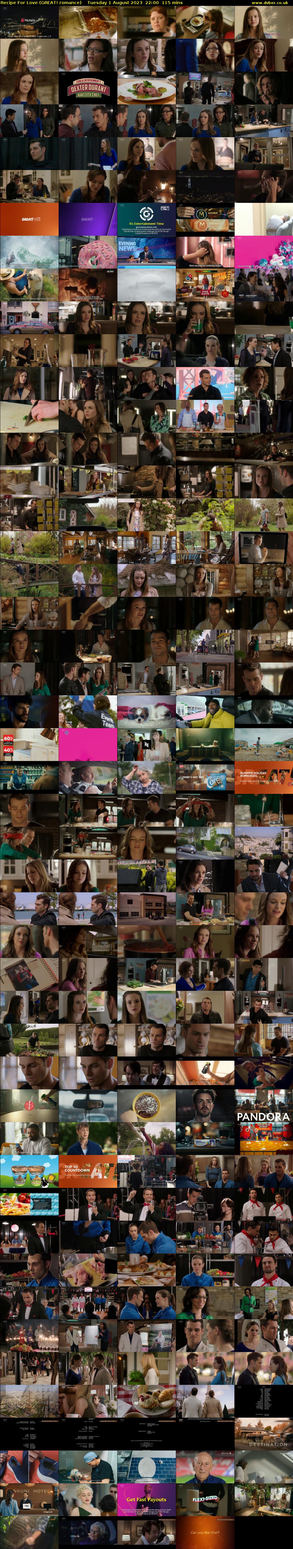 Recipe For Love (GREAT! romance) Tuesday 1 August 2023 22:00 - 23:55