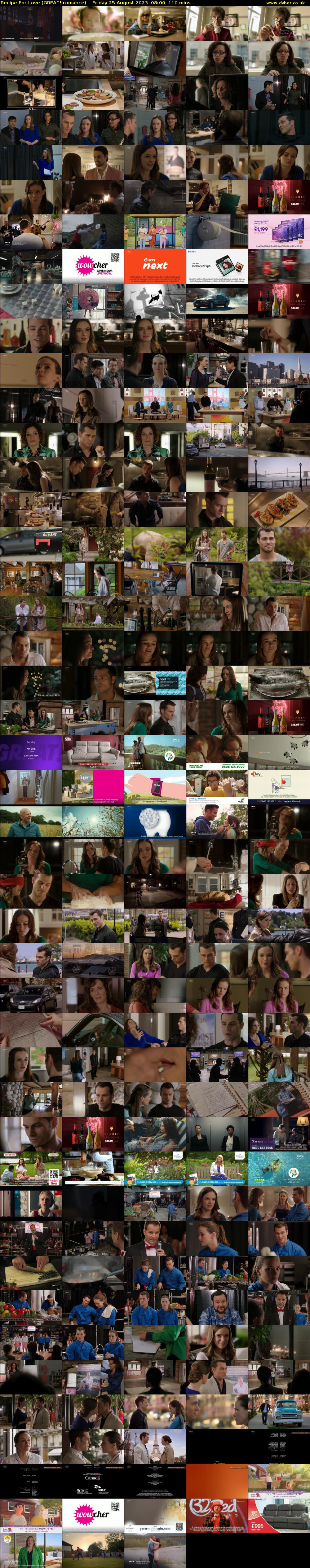 Recipe For Love (GREAT! romance) Friday 25 August 2023 08:00 - 09:50