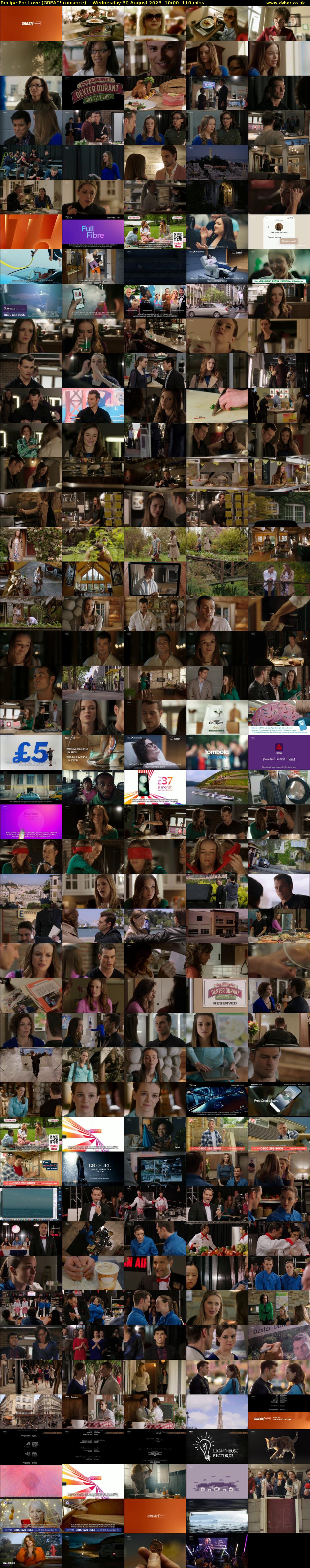 Recipe For Love (GREAT! romance) Wednesday 30 August 2023 10:00 - 11:50