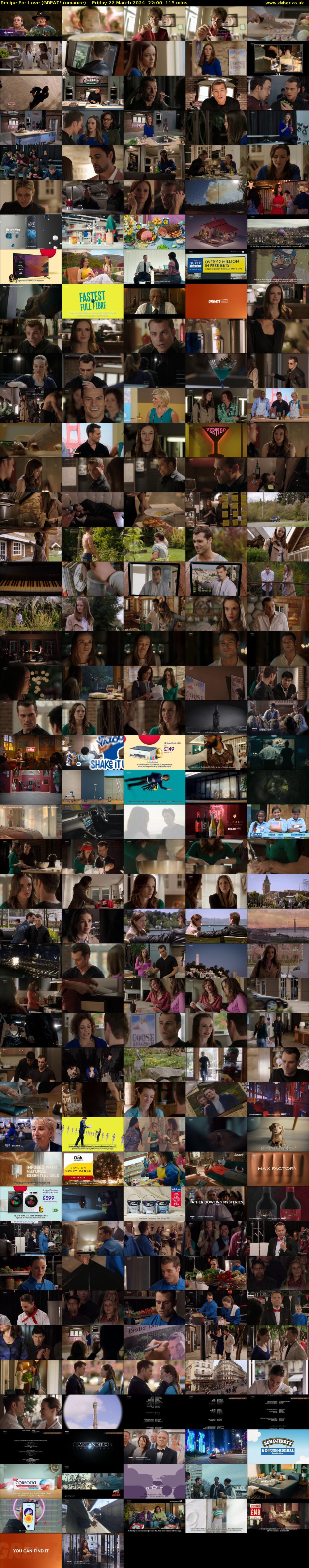 Recipe For Love (GREAT! romance) Friday 22 March 2024 22:00 - 23:55