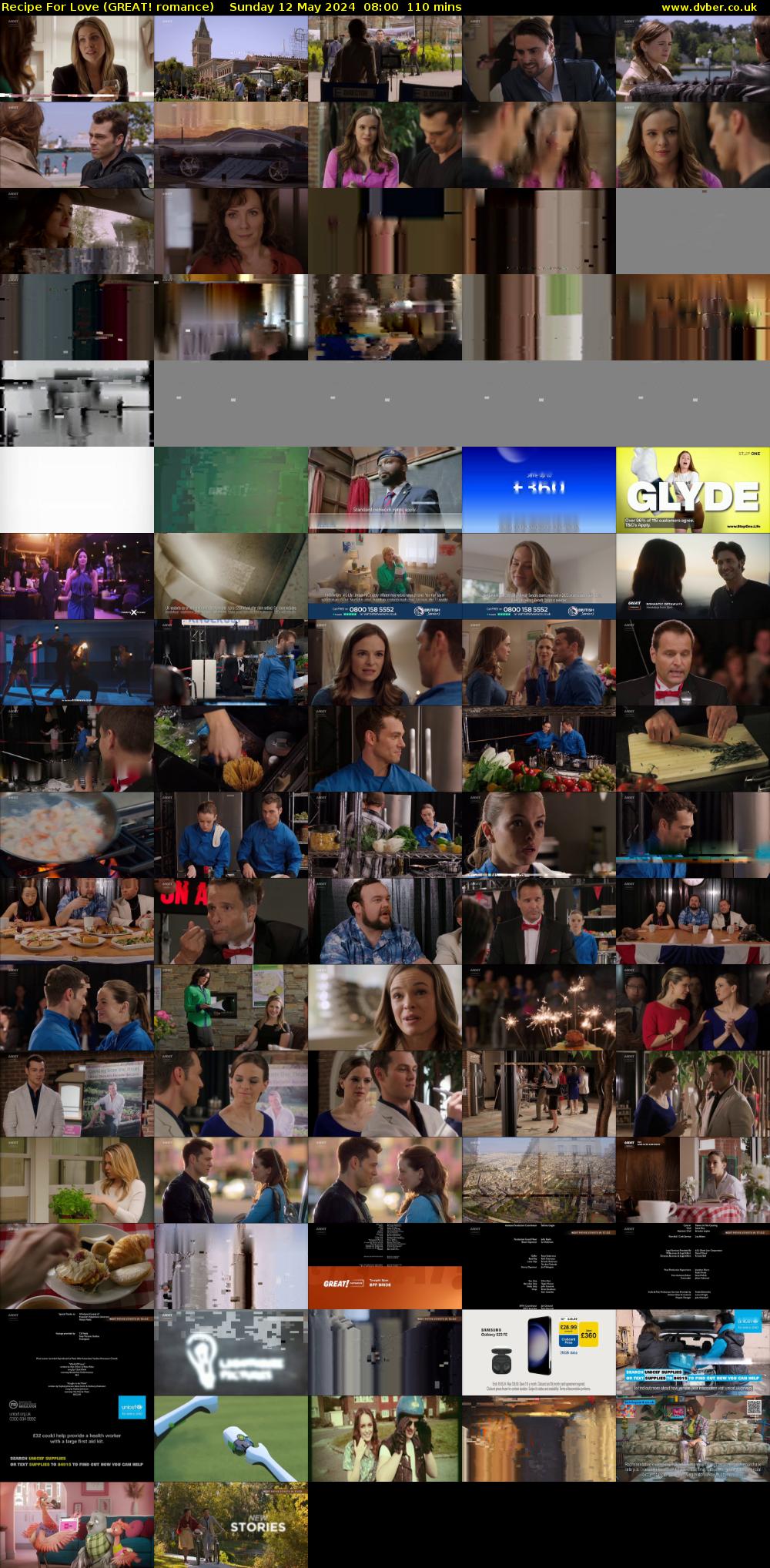 Recipe For Love (GREAT! romance) Sunday 12 May 2024 08:00 - 09:50