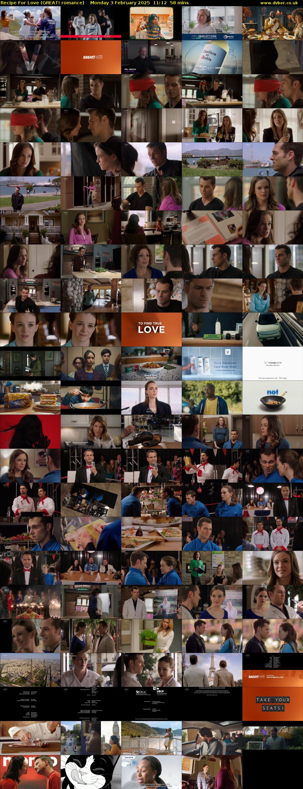 Recipe For Love (GREAT! romance) Monday 3 February 2025 11:12 - 12:10