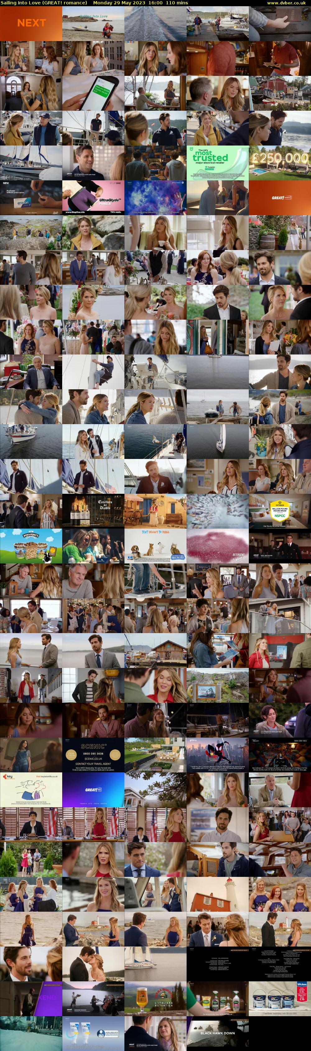 Sailing Into Love (GREAT! romance) Monday 29 May 2023 16:00 - 17:50