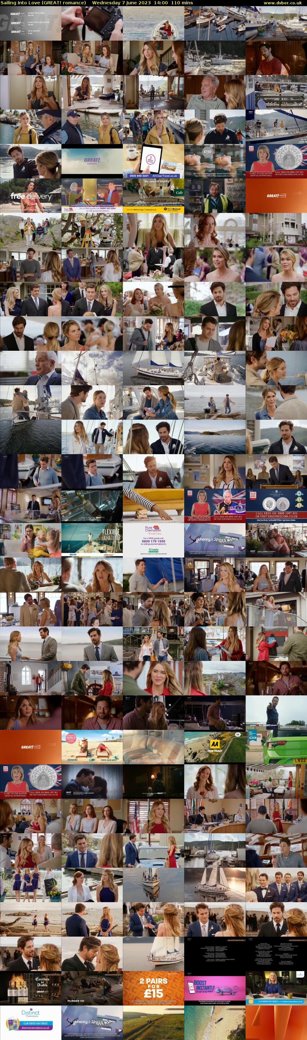 Sailing Into Love (GREAT! romance) Wednesday 7 June 2023 14:00 - 15:50