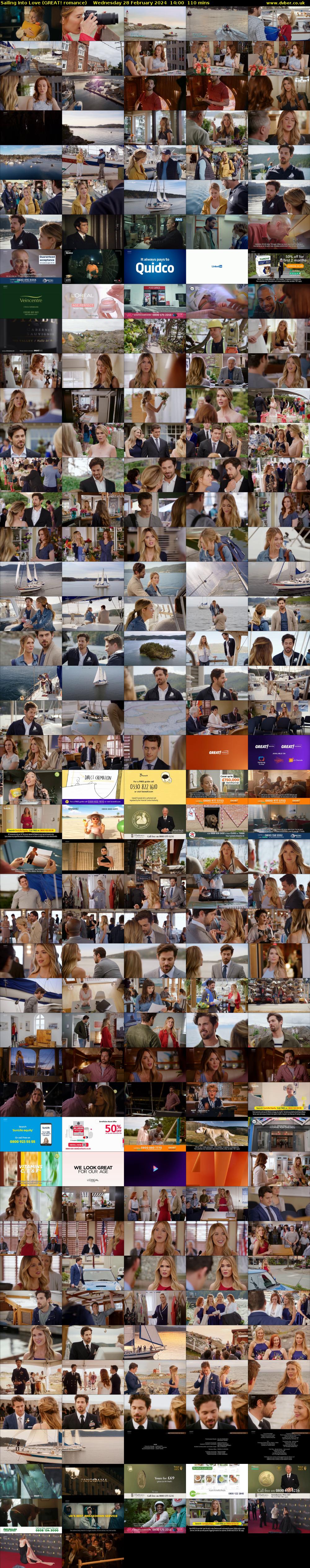 Sailing Into Love (GREAT! romance) Wednesday 28 February 2024 14:00 - 15:50