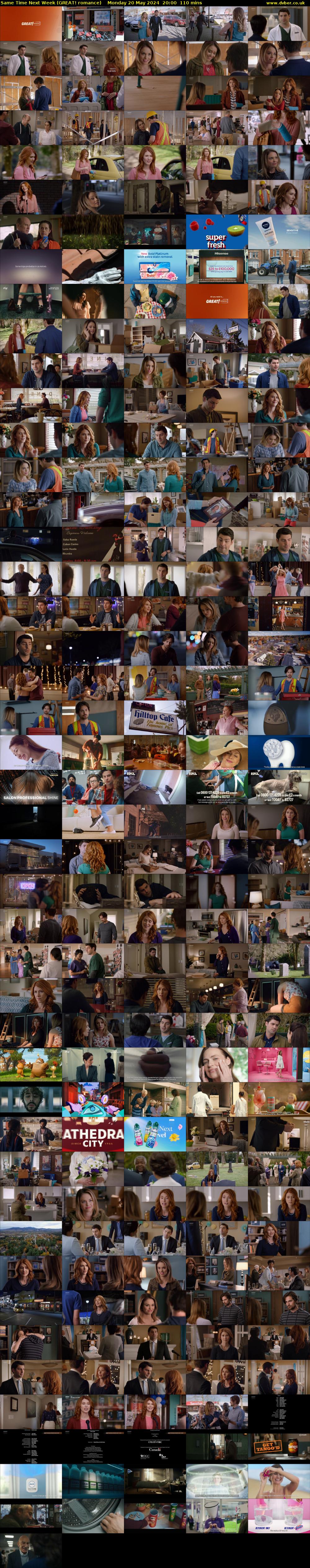 Same Time Next Week (GREAT! romance) Monday 20 May 2024 20:00 - 21:50
