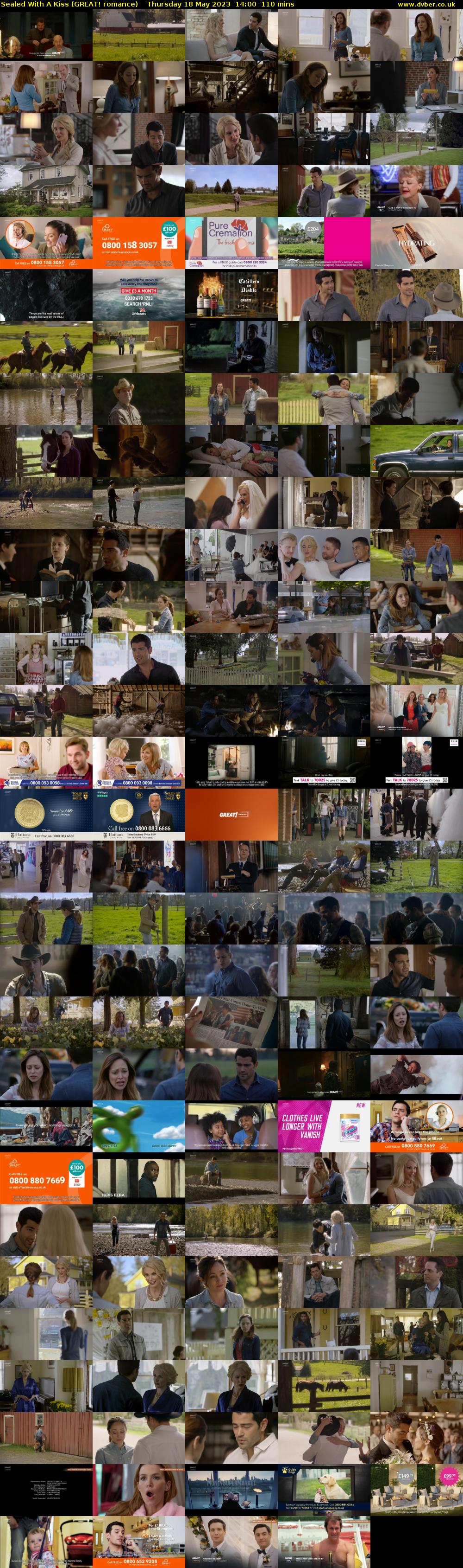 Sealed With A Kiss (GREAT! romance) Thursday 18 May 2023 14:00 - 15:50