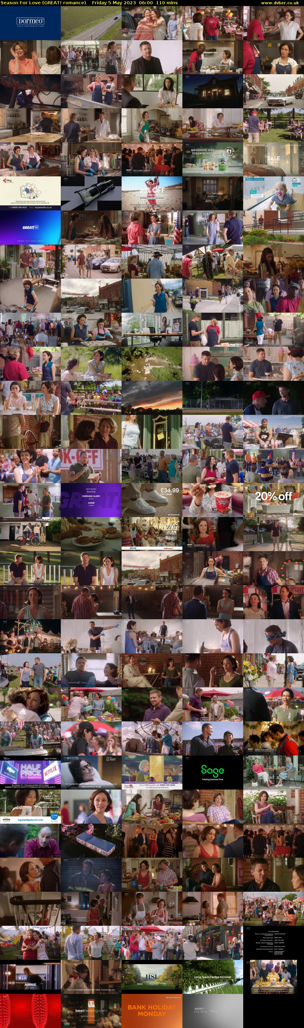 Season For Love (GREAT! romance) Friday 5 May 2023 06:00 - 07:50