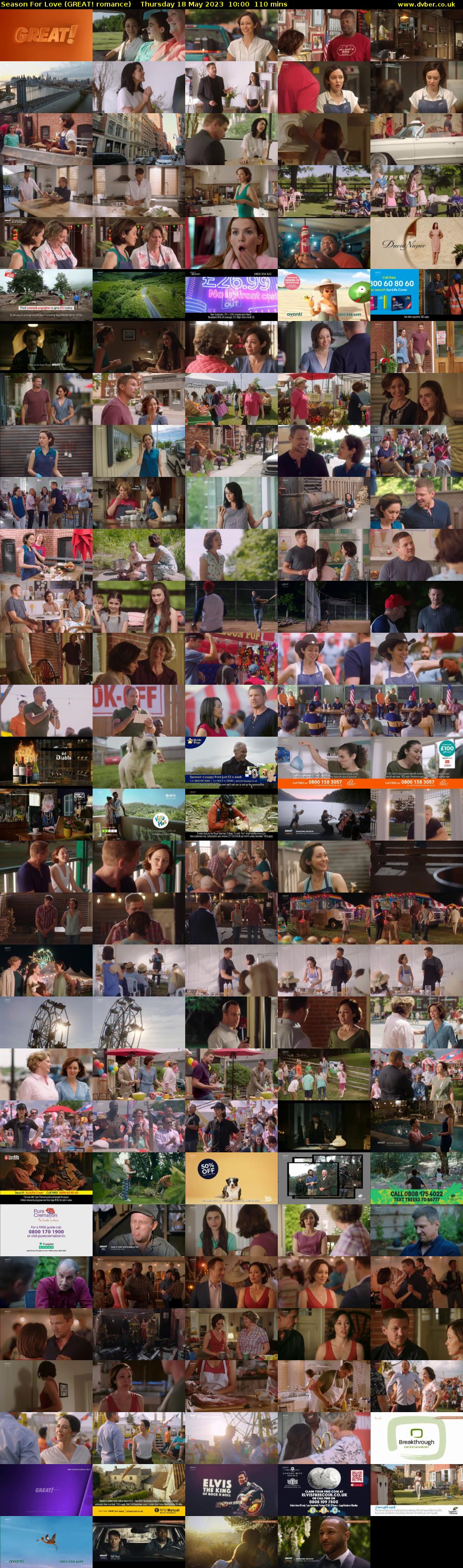 Season For Love (GREAT! romance) Thursday 18 May 2023 10:00 - 11:50
